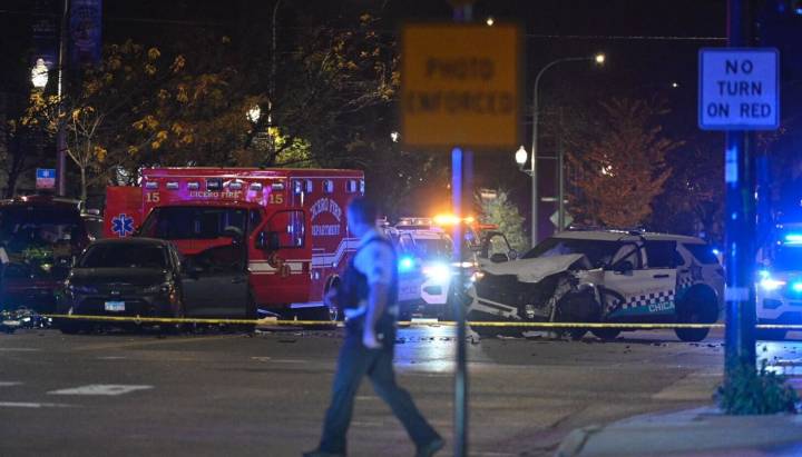 Ambulance thief leads police on chase, ends in crash and shots fired