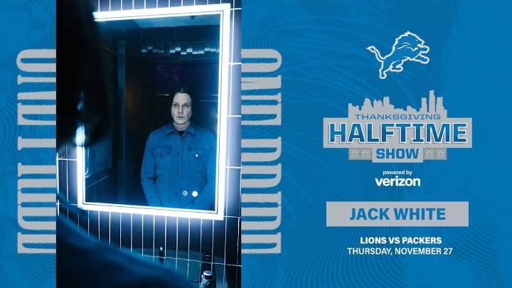 Detroit Lions Thanksgiving Halftime Show powered by Verizon to feature performance by Detroit rocker Jack White