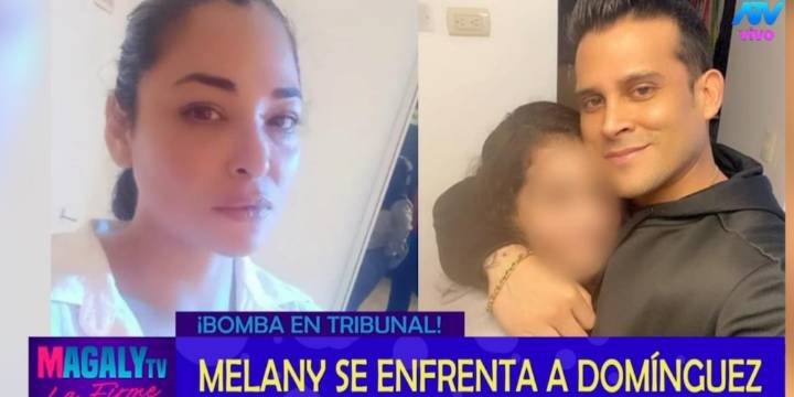 Melanie Martínez contó que Christian Domínguez ignoró a su hija tras la audiencia, pese a que ella intentó abrazarlo: “Ahí se quiebra”