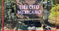 Hallazgo alarmante en Sinaloa: Ejército y fuerzas federales descubren arsenal oculto en camino rural de Concordia