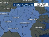 Chilly start to November, frost advisory for most Saturday morning