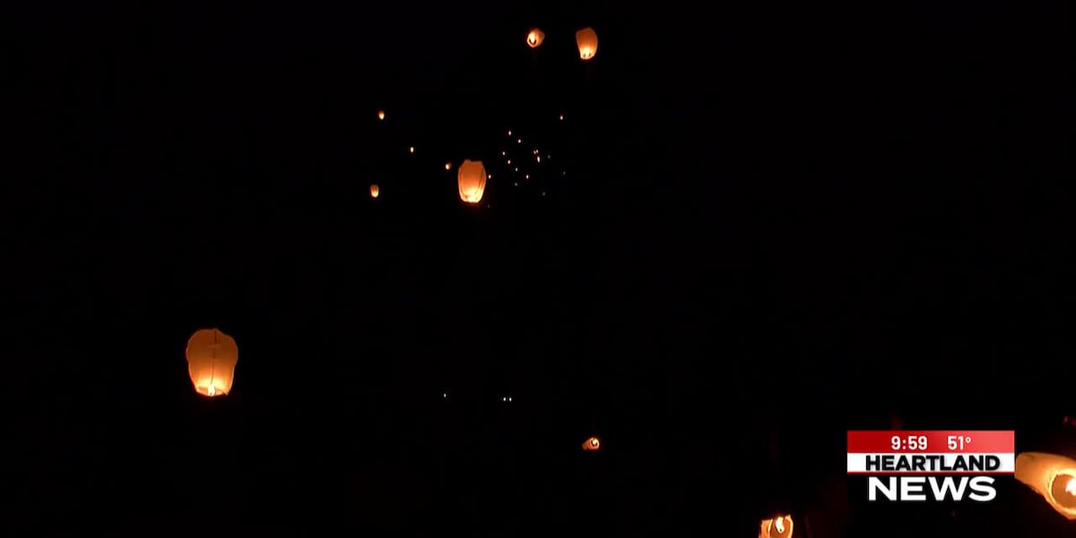 Lantern send-off held to honor Kaniah Jennings memory