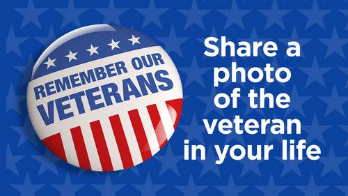 Salute the veteran in your life: Submit pics here