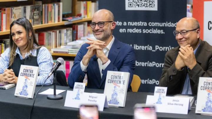 Miguel Treviño presenta su libro 'Contra corriente' en CDMX