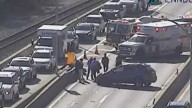 Route 28 crash brings emergency response near Pittsburgh bridge