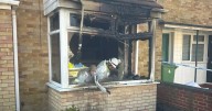 Durham home petrol-bombed during the night while woman slept upstairs