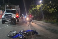Motociclista falleció en choque contra camión en Floridablanca