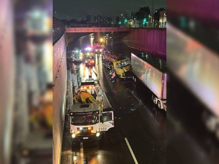 Grave accidente de tránsito en autopista General Velásquez deja 6 lesionados: reportan importante congestión