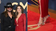 Elizabeth Hurley Gets Boost from Sky-high Heels at CMA Awards 2025