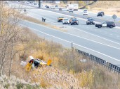 School bus full of students crashes on Ontario's Highway 401, driver dead: police