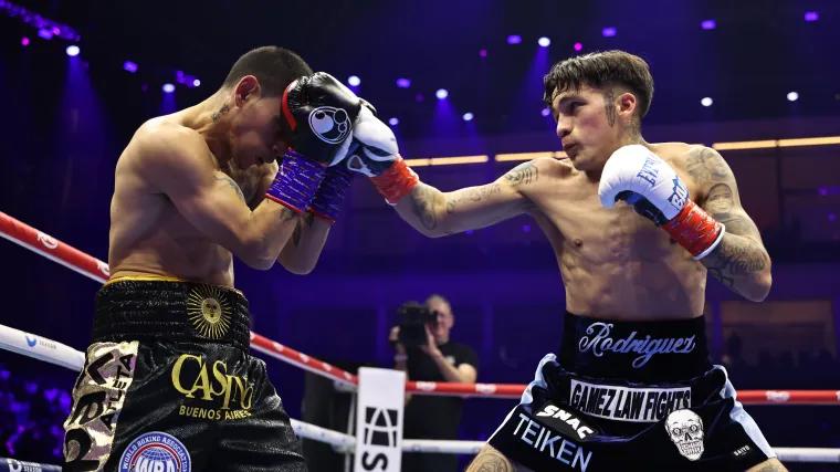 Jesse Rodriguez vs. Fernando Martinez full card results as 'Bam' lays beatdown on 'Puma' in 2025 super flyweight boxing unification clash
