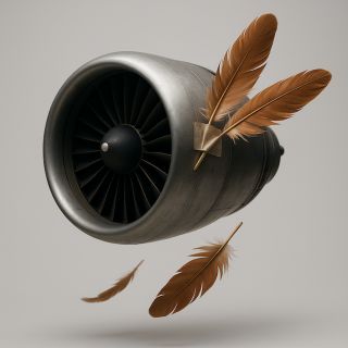 The Jet Engine Has No Feathers