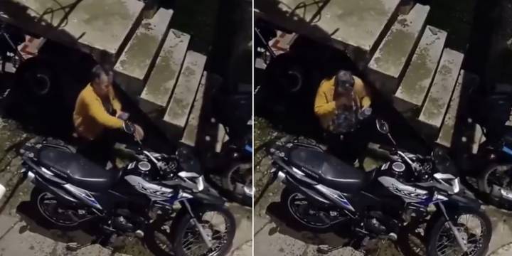 Video | El tierno gesto de una abuela con la moto de su nieto en un barrio de Medellín que se volvió viral en redes sociales  - Infobae