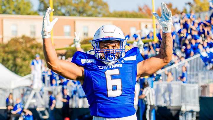 Barry and Tharrington Receive Weekly Football Honors as Captains Move Up to 12th in Coaches’ Poll