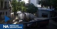 Video: así fue el brutal choque entre una camioneta y un colectivo en Almagro