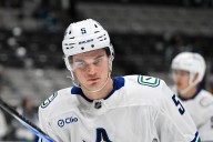 Adam Gaudette helps Sharks sink Canucks - The Rink Live | Coverage of youth, junior, high school and college hockey