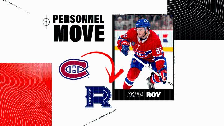 Joshua Roy loaned to the Laval Rocket