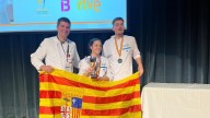 Los aragoneses Aarón Melero y Raquel Hernández brillan en el Certamen Nacional de Repostería