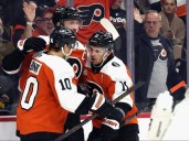 Local hockey roundup: Maroons game postponed; Konecny hits milestone; Sharks win in OT