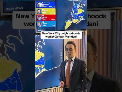 New York City neighborhoods won by Zohran Mamdani #shorts