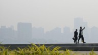 IN PHOTOS: Marine Drive shrouded in haze as Mumbai’s AQI touches 143