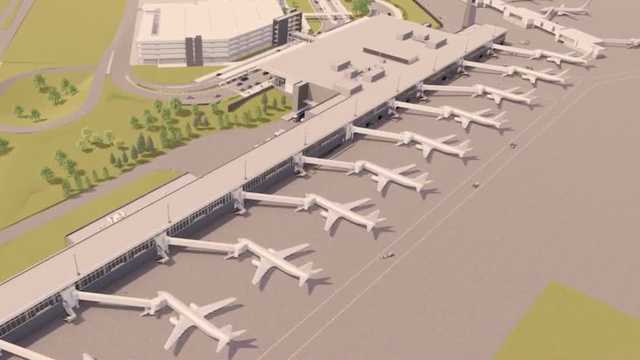 Des Moines airport construction stretches to Fleur Drive