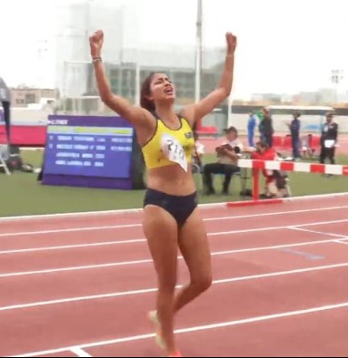 SE CONSOLIDA COMO PROMESA DEL ATLETISMO -