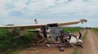 Santa Fe: hallaron cocaína en una avioneta que había realizado un aterrizaje forzoso