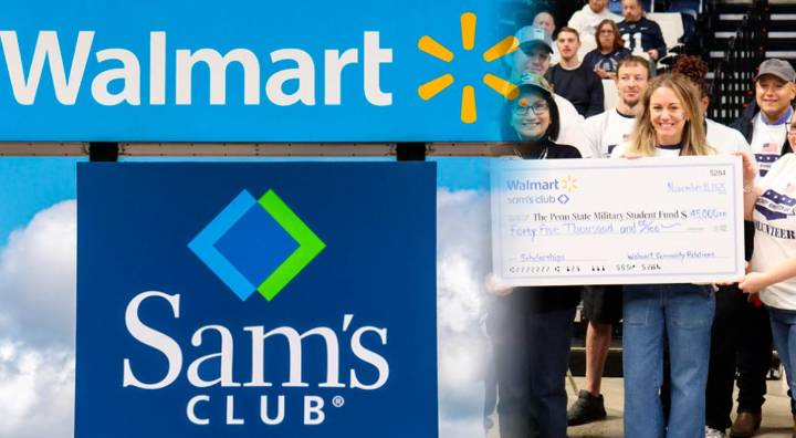 MUCHA ATENCIÓN, estudiantes militares de Penn Statecon: Walmart y Sam's Club entregarán 45.000 dólares en becas para este año