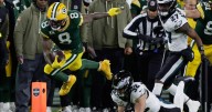 For Packers running back Josh Jacobs, the choice is clear: Face the Vikings, or play it safe with his bruised knee and play on Thanksgiving