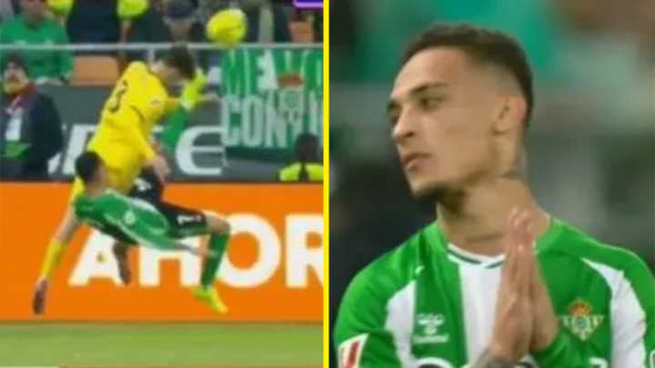 Antony apologises and gets standing ovation after receiving red card for kicking opponent in face