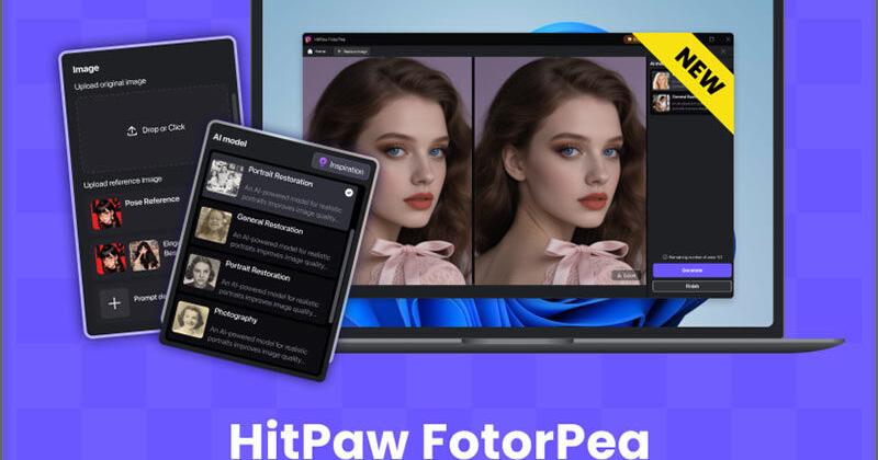 HitPaw FotorPea V5.1.0 Officially Launched: Introducing Generative Photo Enhancement, Full-Scene Restoration, and Multi