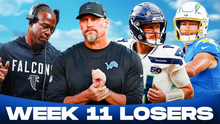 NFL Week 11 Losers: Sam Darnold’s throwback day, Dan Campbell’s decisions doom Lions