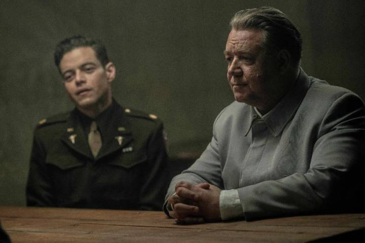 'Nuremberg' star Rami Malek felt 'claustrophobia' starring in intense prison scenes with Russell Crowe
