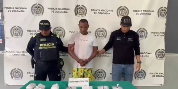 Cayó alias Gol, presunto miembro del Clan del Golfo en Barranquilla: lo capturaron con siete kilos de cocaína