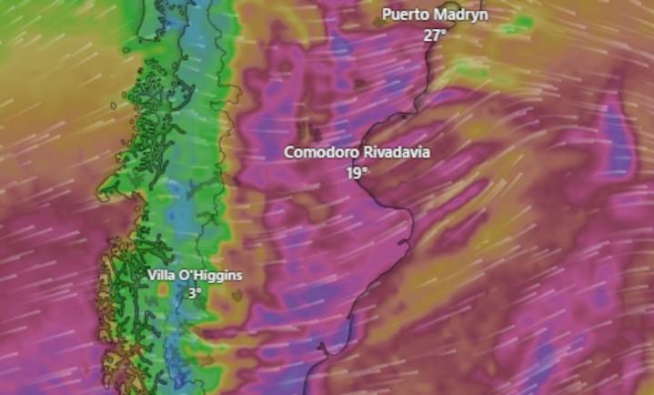 En 10 provincias. Emiten alerta roja por vientos y múltiples avisos por tormentas y lluvia para este lunes