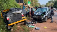 4-and-half-year-old girl dies in car-auto accident in Puttur