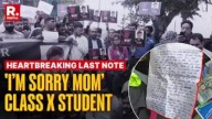 03:15 Heartbreaking Last Note: Class 10 Student’s Suicide in Delhi Republic Videos