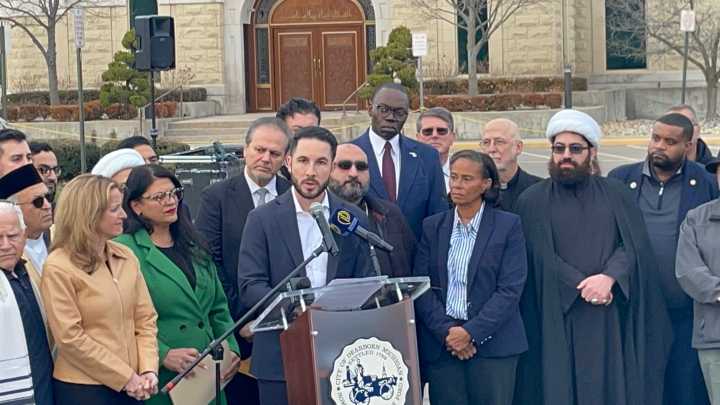 Politicians and faith leaders condemn rightwing protests in Dearborn