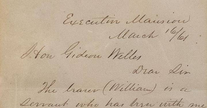 Abraham Lincoln letter seeking job for Black friend and valet now on display at presidential museum