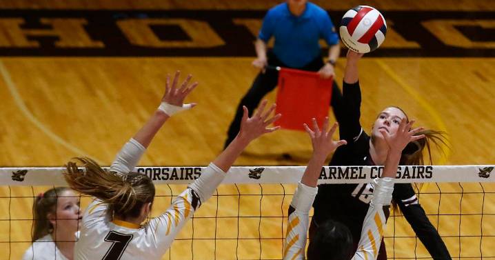 Photos: Prairie Ridges vs. Carmel, 3A Carmel Sectional championship volleyball