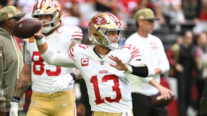 Brock Purdy throws first TD since Week 4, 49ers lead 13