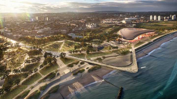 Scottish football giants promise £1.6billion boost with new beachside stadium project