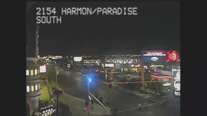 Crash near Las Vegas airport leaves 1 dead, closes central valley road