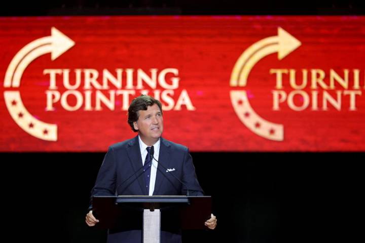 Trump defends Tucker Carlson after interview with Nick Fuentes, far-right activist known for his antisemitic views