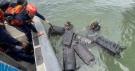 Divers find over 450 pounds of cocaine hidden underneath ship bound for Europe, Colombia's navy says
