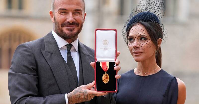 King knights Beckham for services to sport and charity