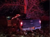 Driver with life-threatening injuries from County Road 42 crash