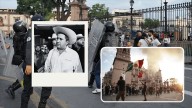 Protestas y destrozos en Palacio de Michoacán por Carlos Manzo