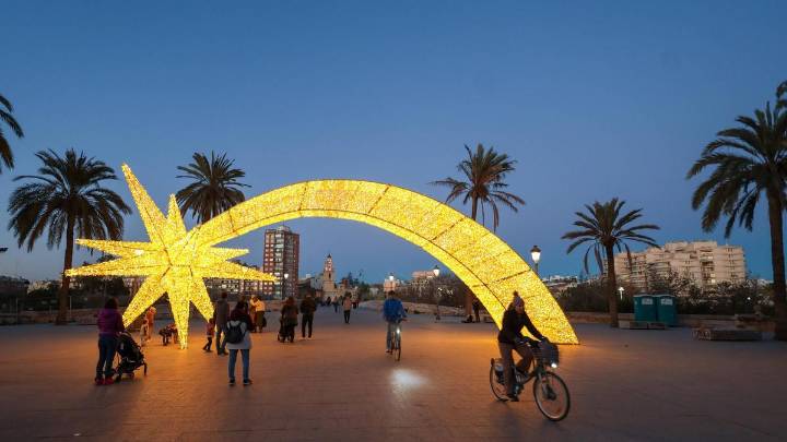 Así será el alumbrado navideño de este año en València: más de un millón de euros en decoración